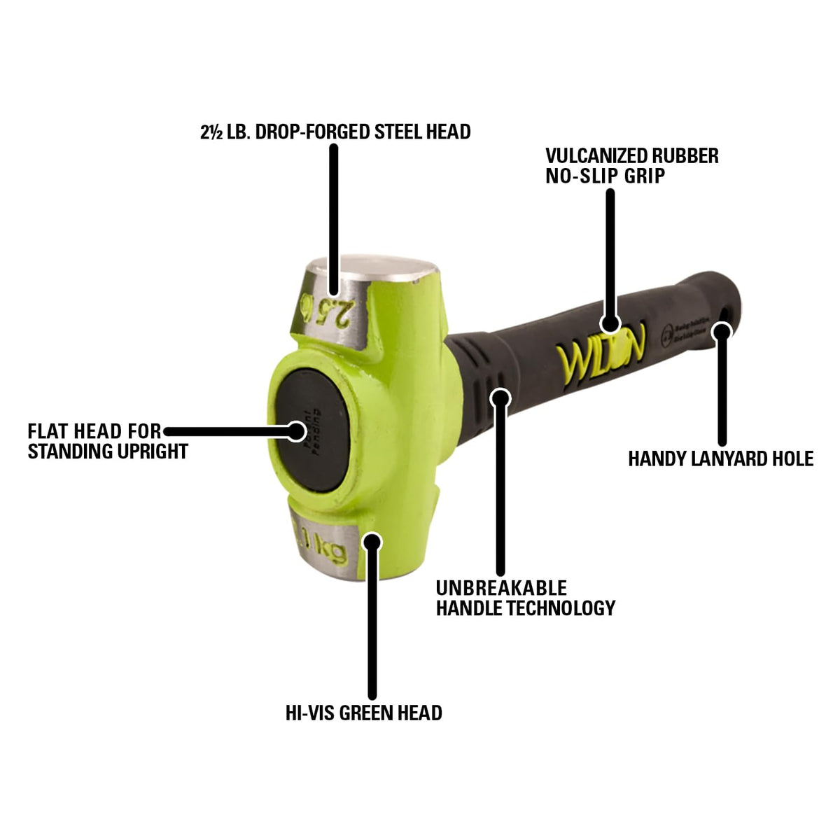 Sledge Hammer – 12-Inch Heavy-Duty Steel Design