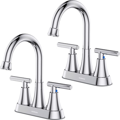 4-Inch Centerset Bathroom Faucet with Dual Handles