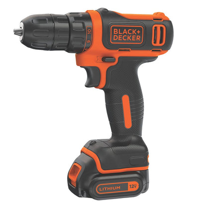 12V Cordless Drill Driver Set with Battery and Charger