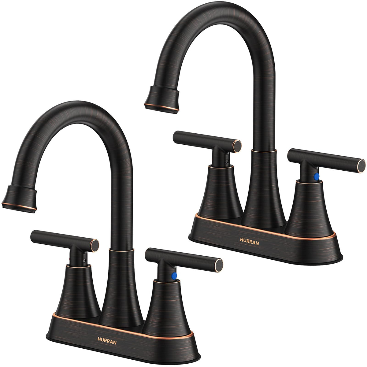 4-Inch Centerset Bathroom Faucet with Dual Handles