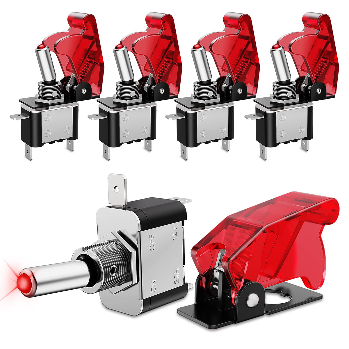 Rocker Toggle Switch – SPST On-Off Control
