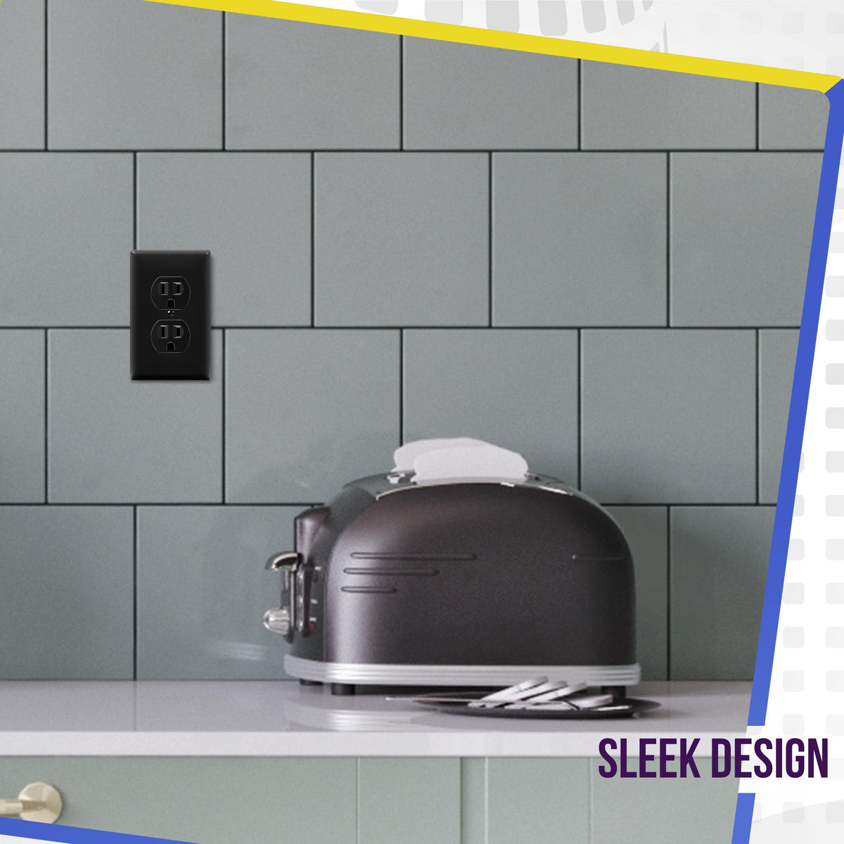 Duplex Receptacle Outlet with Tamper Resistant Design