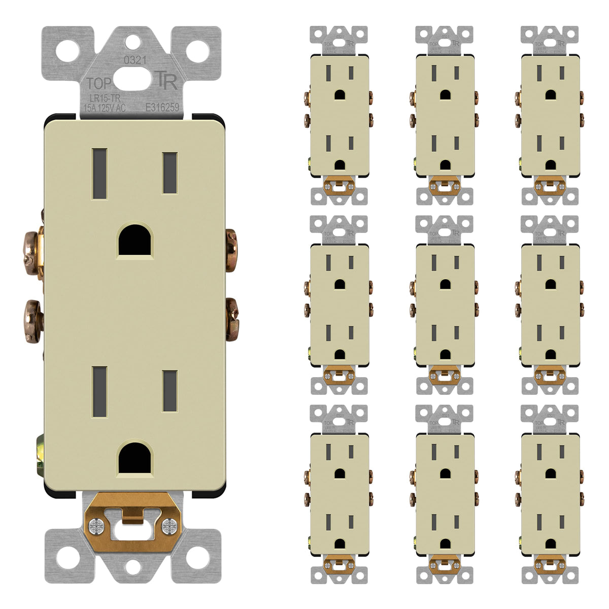 Electrical Receptacle – 15A & 20A Wall Outlet
