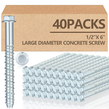 Galvanized Concrete Anchor and Screw Kit