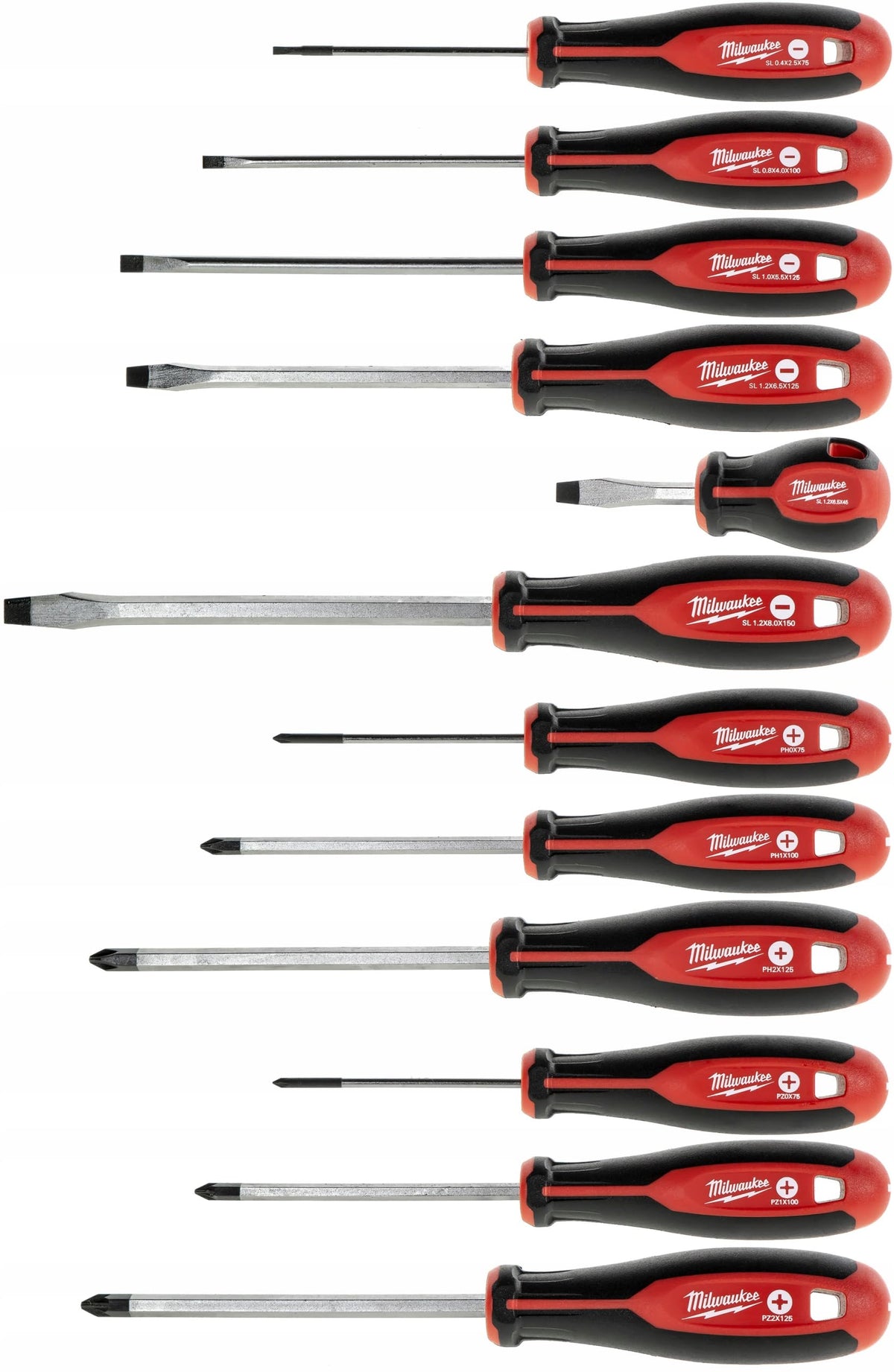 12-Piece Tri-Lobe Screwdriver Set with Comfort Grip