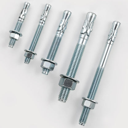 Zinc-Plated Wedge Anchors for Concrete Fastening