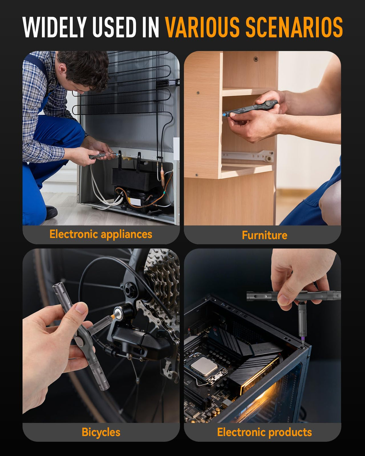 43-in-1 Ratchet Screwdriver Set with Magnetic Bits