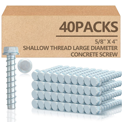 Galvanized Concrete Anchor and Screw Kit