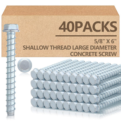 Galvanized Concrete Anchor and Screw Kit