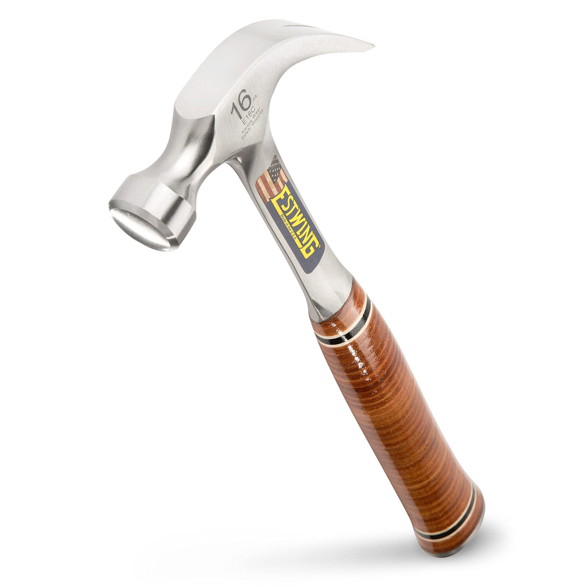 Forged Claw Hammer – One-Piece Steel & Leather Grip