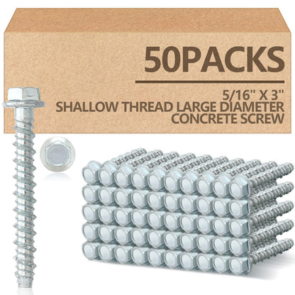 Galvanized Concrete Anchor and Screw Kit