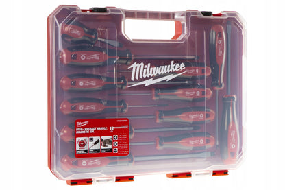 12-Piece Tri-Lobe Screwdriver Set with Comfort Grip