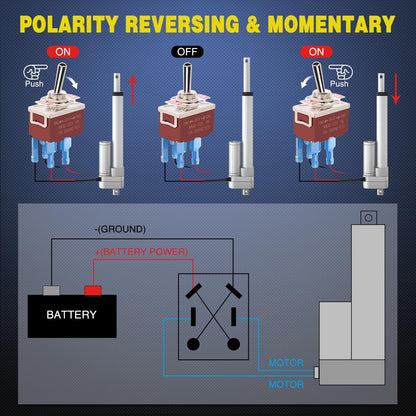 Rocker Toggle Switch – SPST On-Off Control