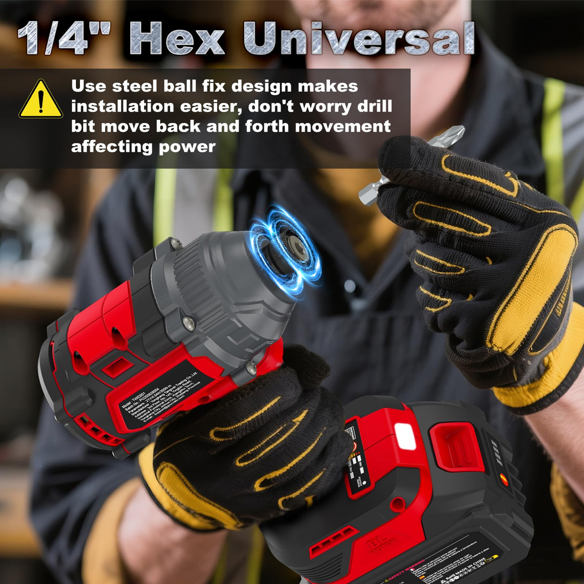 21V Brushless Impact Driver with 1/4-Inch Hex Chuck