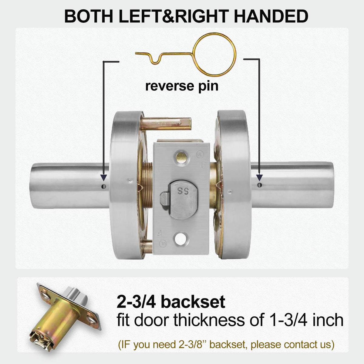 Commercial Door Lever with Grade 2 Construction