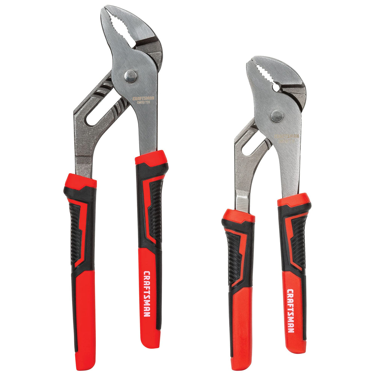 2-Piece Groove Joint Pliers Set with Adjustable Grip