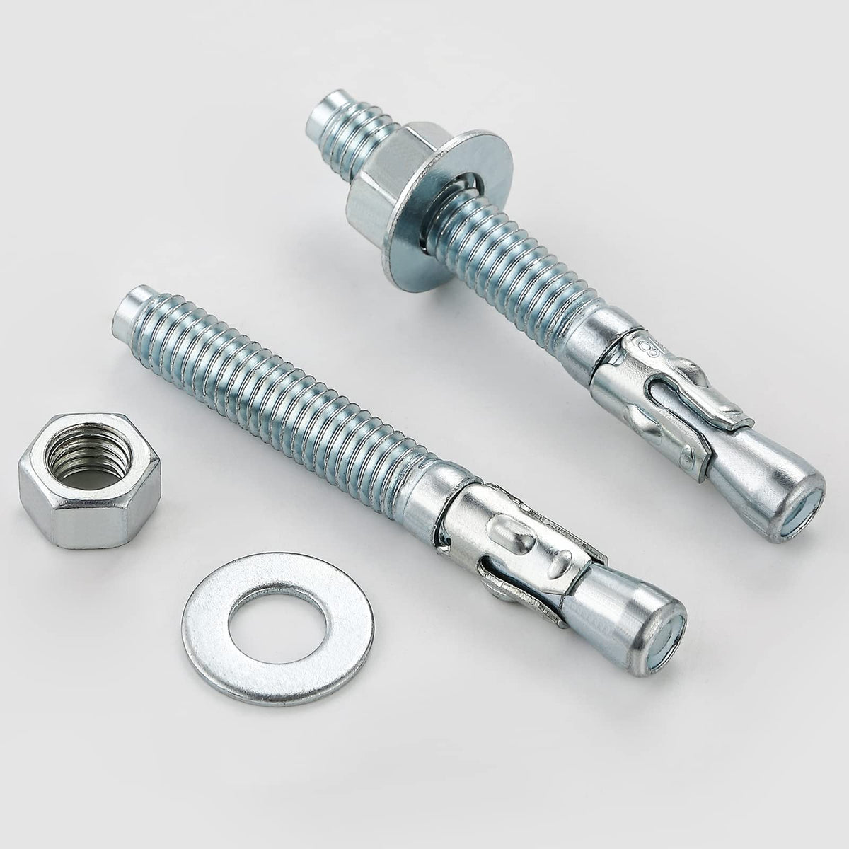 Zinc-Plated Wedge Anchors for Concrete Fastening