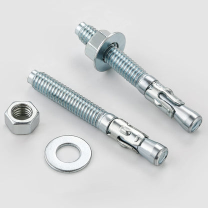 Zinc-Plated Wedge Anchors for Concrete Fastening