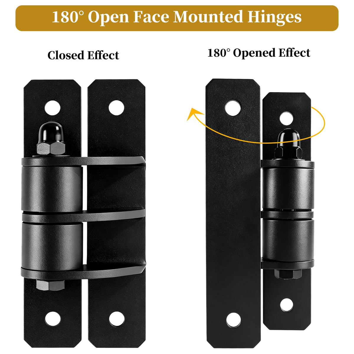 Heavy-Duty Gate Hinges for Doors and Outdoor Gates