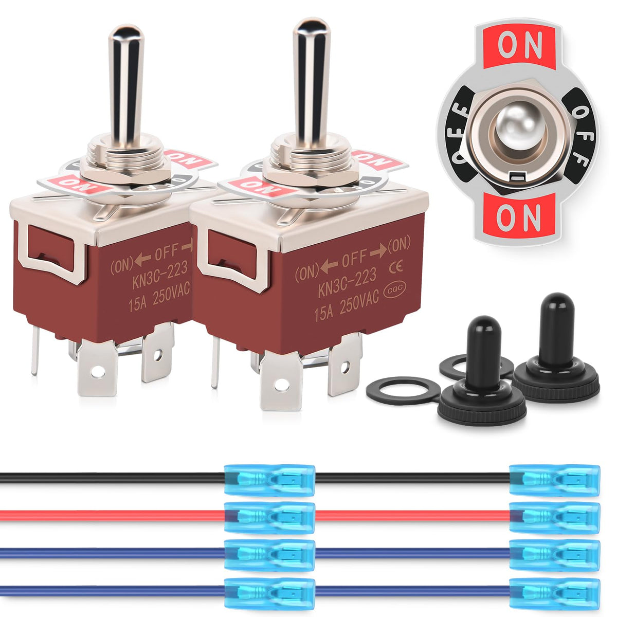 Rocker Toggle Switch – SPST On-Off Control