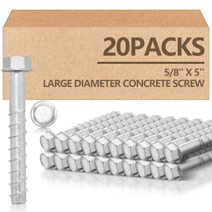 Galvanized Concrete Anchor and Screw Kit