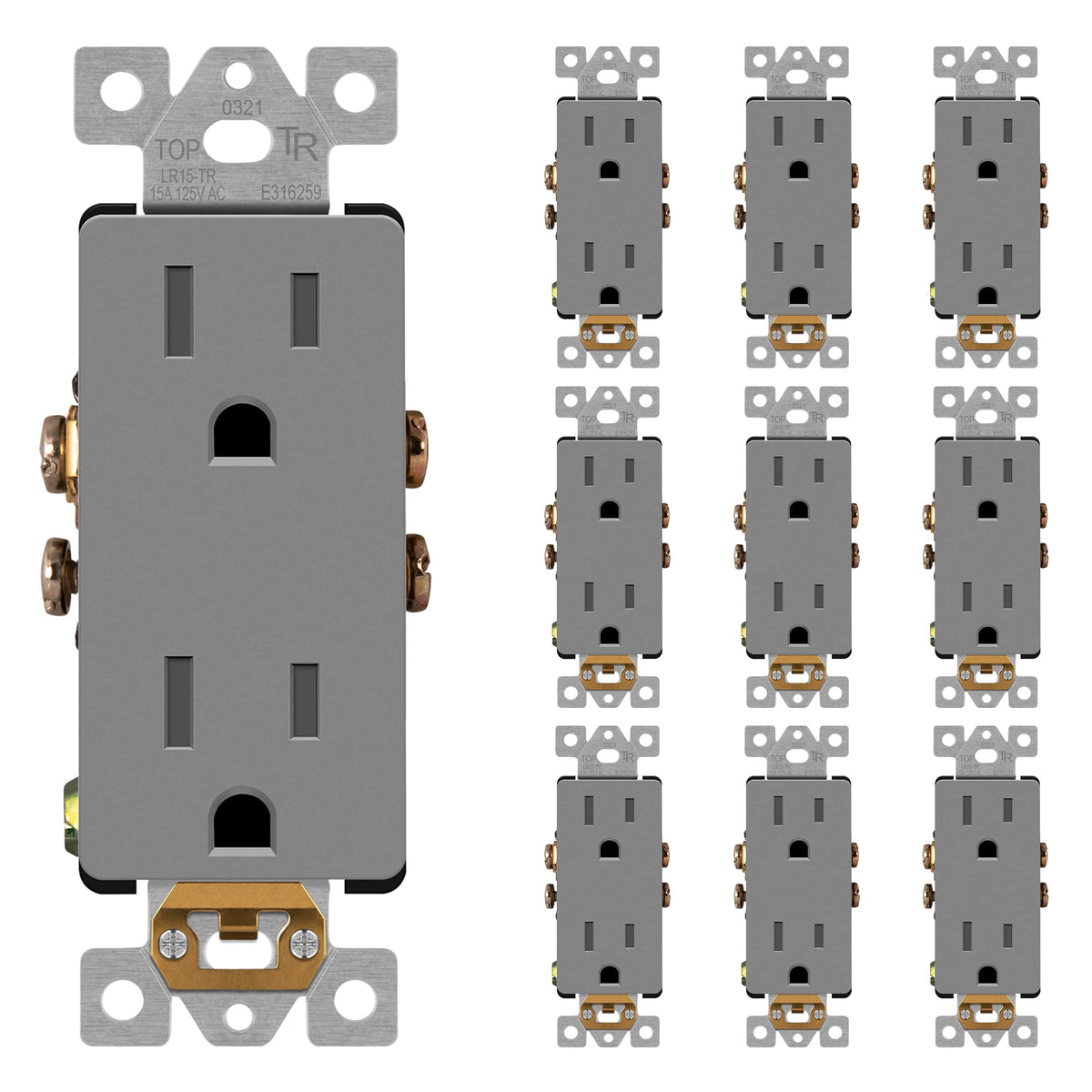 Electrical Receptacle – 15A & 20A Wall Outlet
