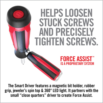 Precision Magnetic Screwdriver Set with LED Driver