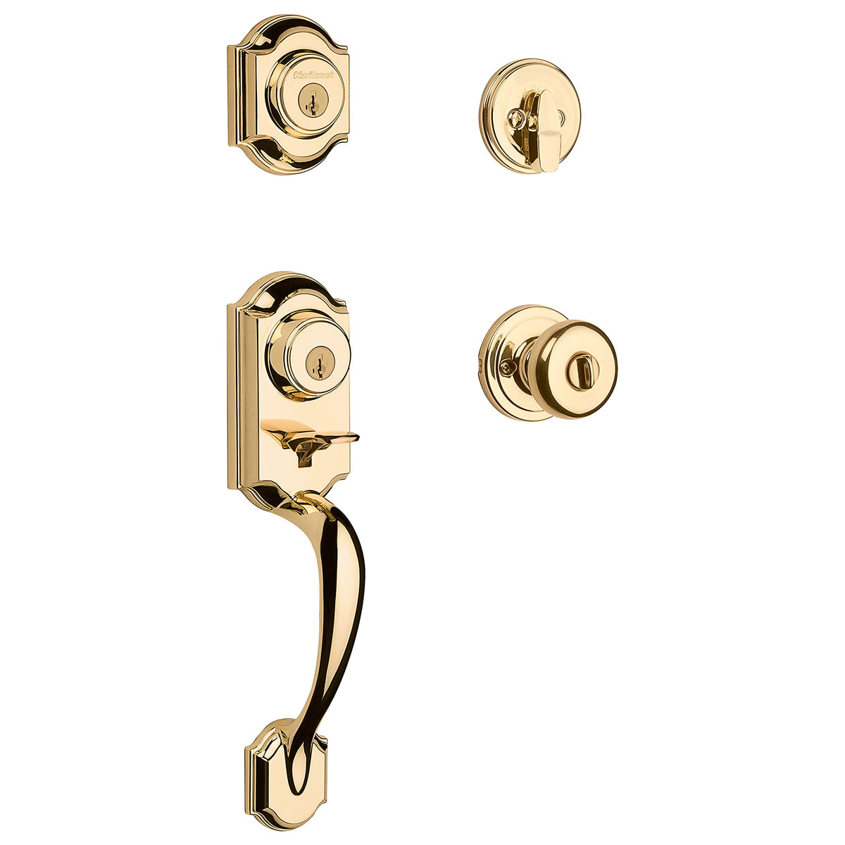 Single Cylinder Door Handleset with SmartKey Security