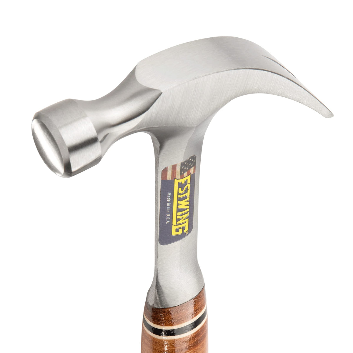 Forged Claw Hammer – One-Piece Steel & Leather Grip