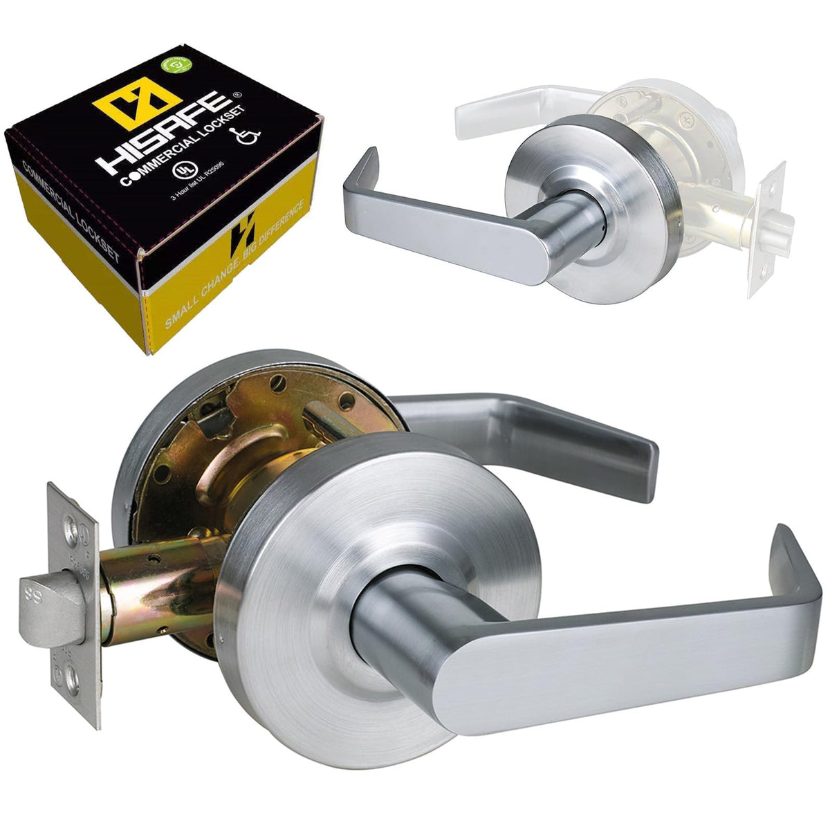 Commercial Door Lever with Grade 2 Construction