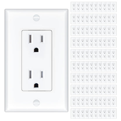 Tamper-Resistant Outlet – 15A Standard Receptacle