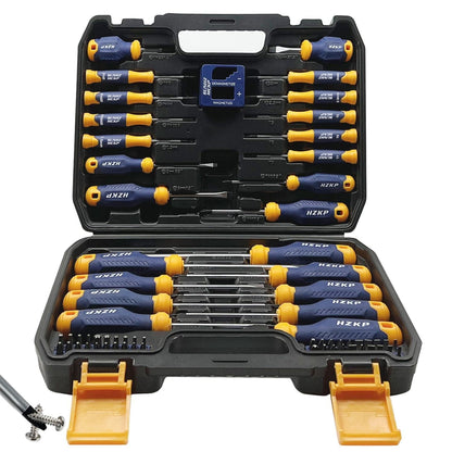 66-Piece Magnetic Screwdriver Set with S2 Steel Bits