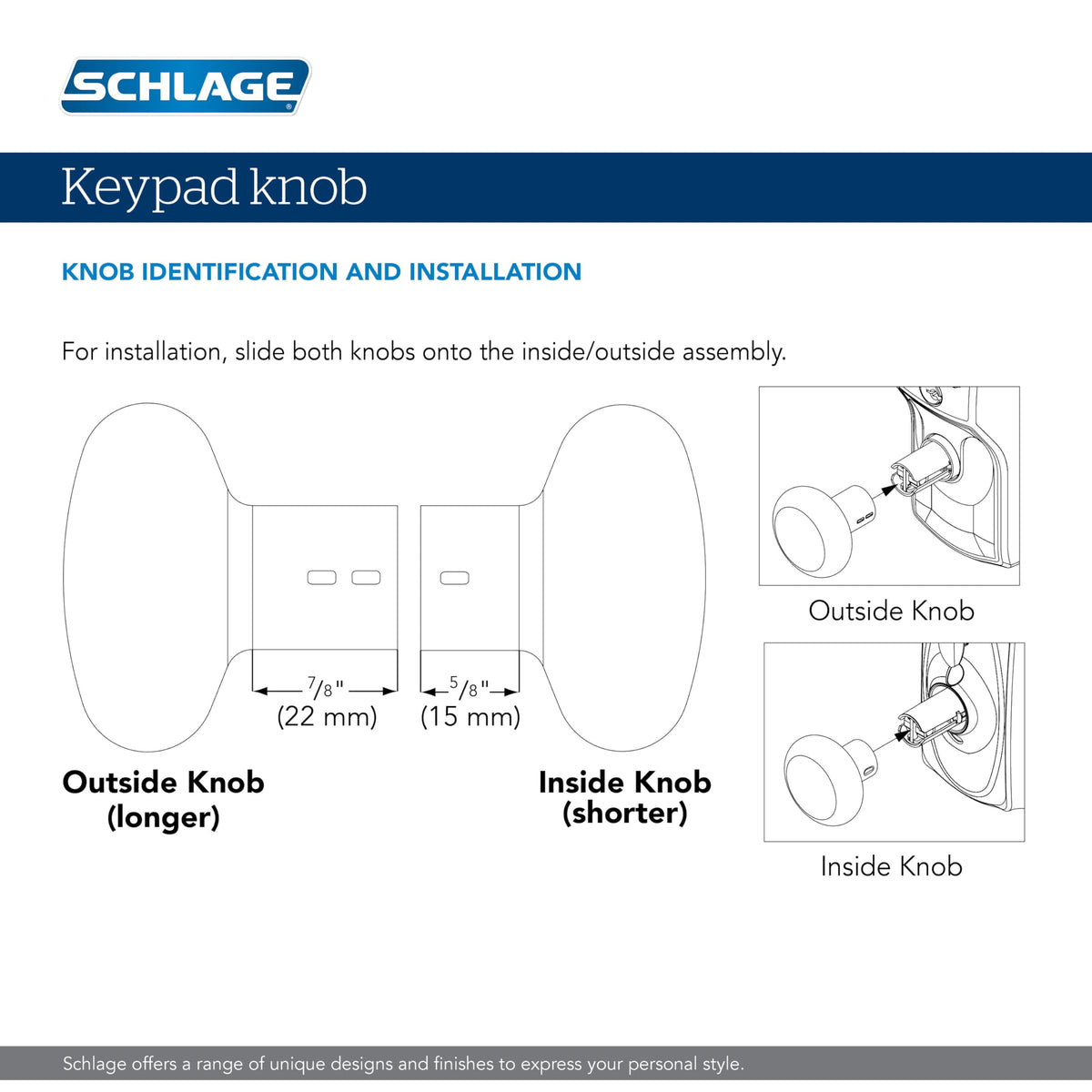 Electronic Keypad Door Lock with Keyless Entry