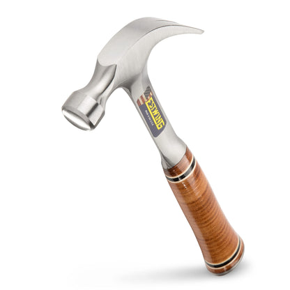 Forged Claw Hammer – One-Piece Steel & Leather Grip