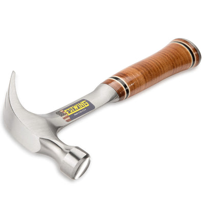 Forged Claw Hammer – One-Piece Steel & Leather Grip