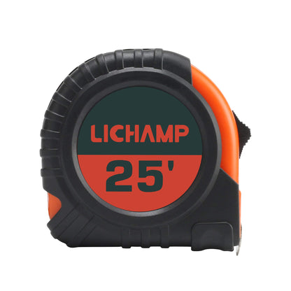 25-Foot Tape Measure Set with Easy-Read Fractions