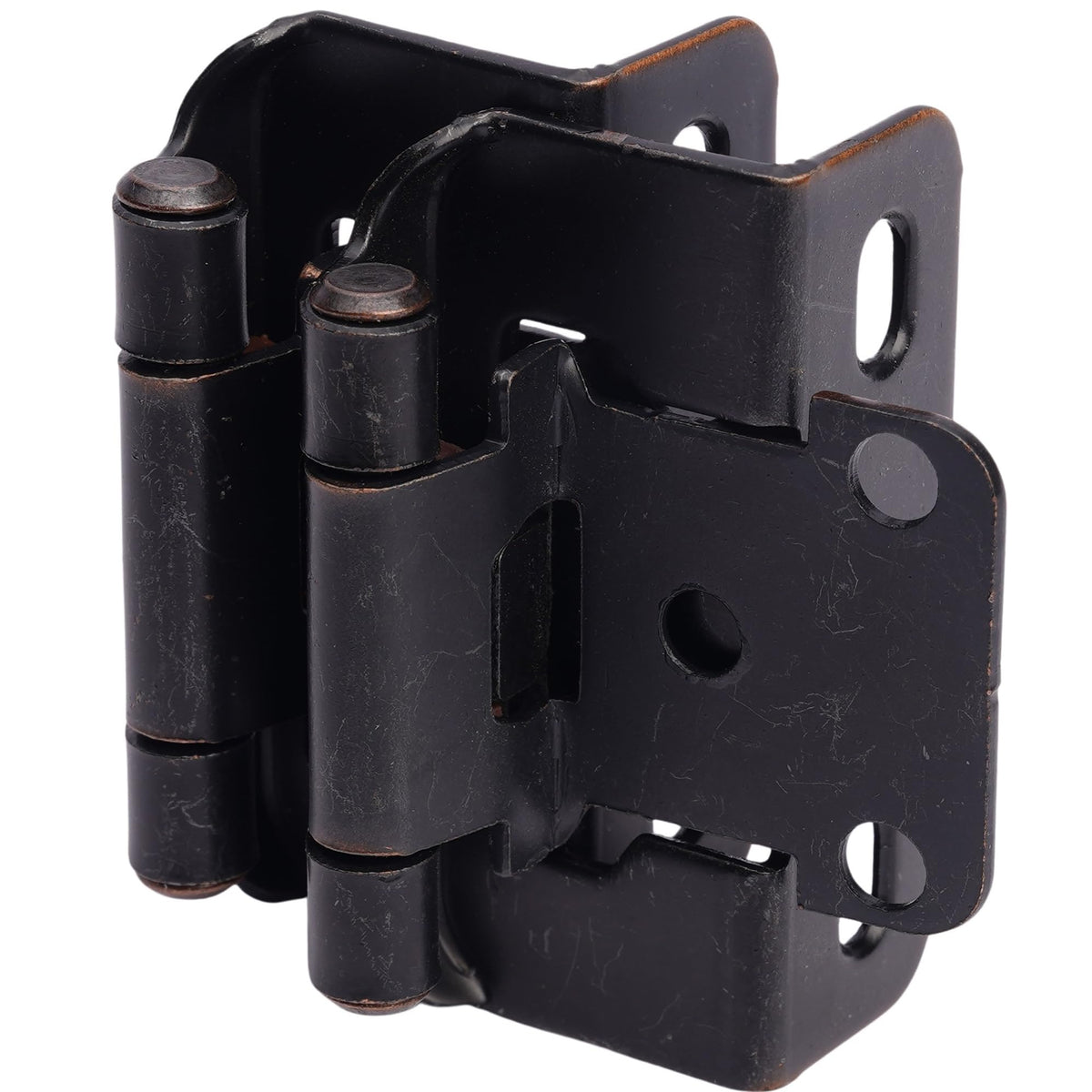 1/2-Inch Overlay Cabinet Hinges with Semi-Wrap Design