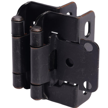 1/2-Inch Overlay Cabinet Hinges with Semi-Wrap Design