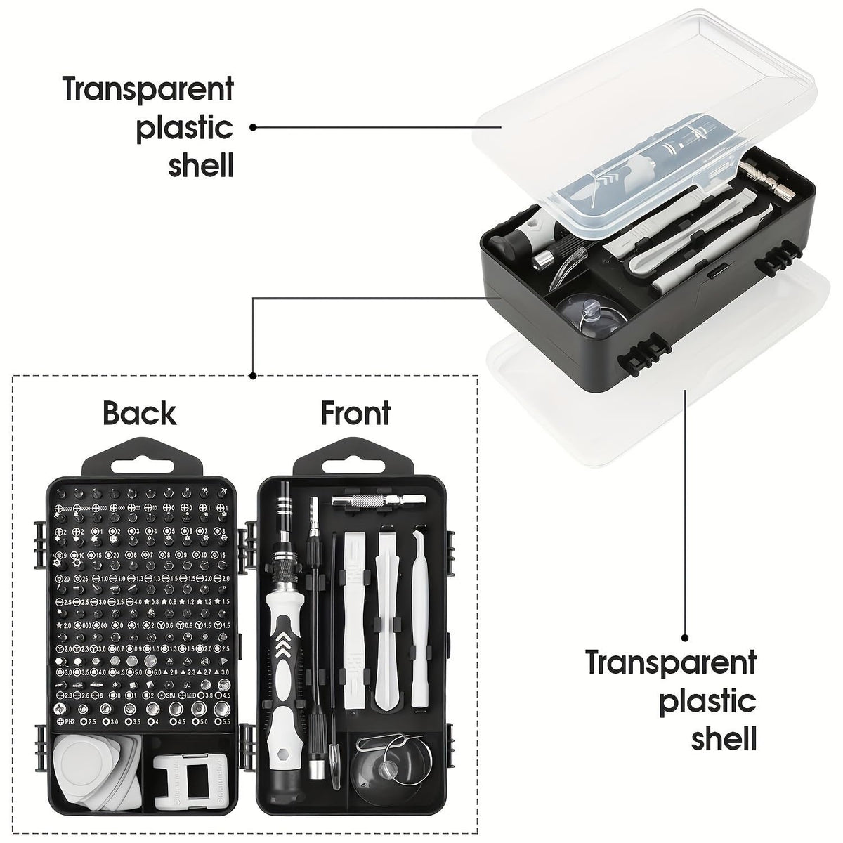 Magnetic Screwdriver Set for Multi-Purpose Repairs