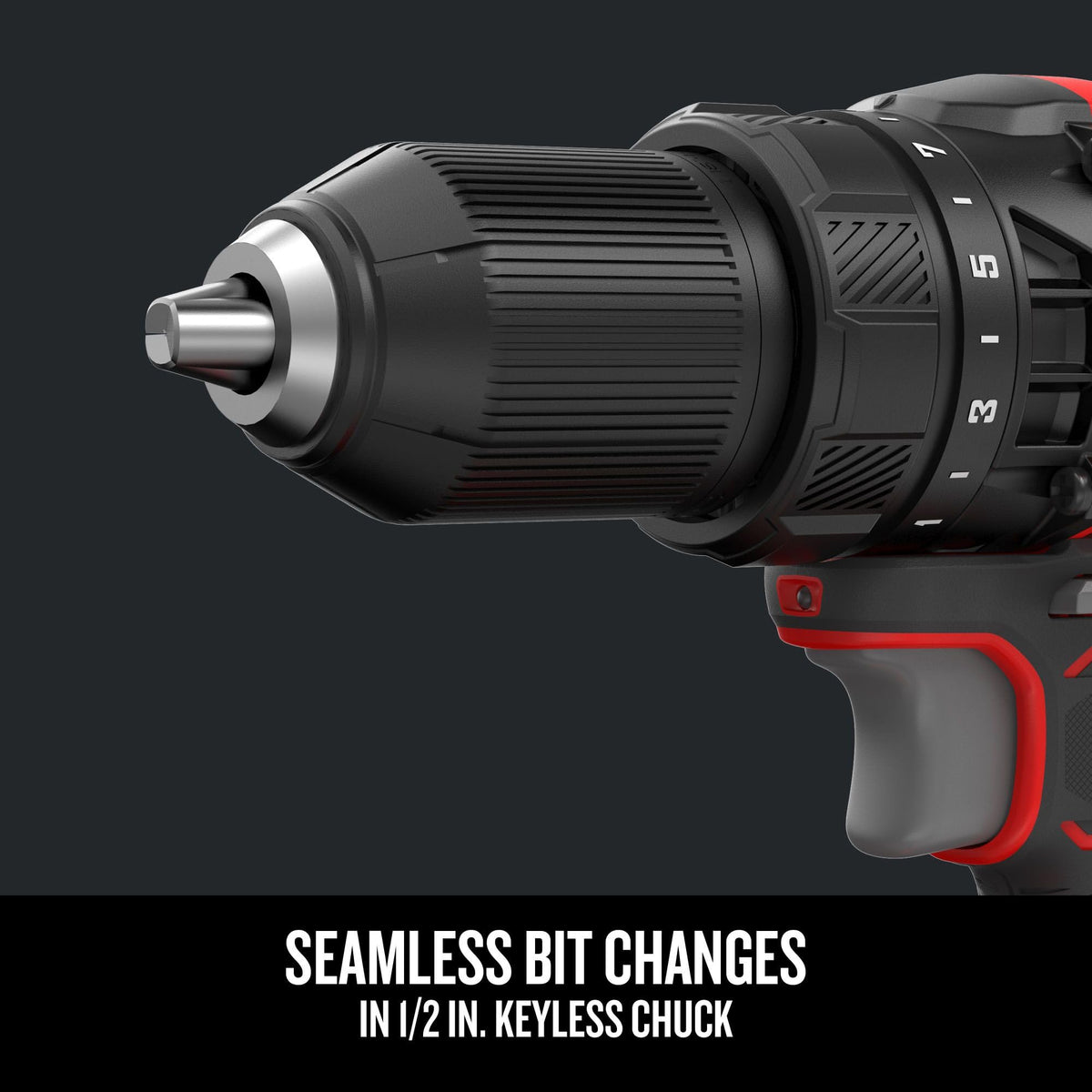 20V Cordless Drill Driver Kit with 1/2-Inch Chuck