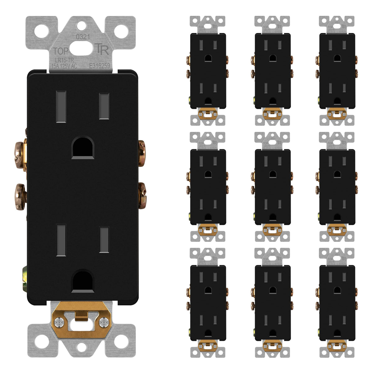Electrical Receptacle – 15A & 20A Wall Outlet