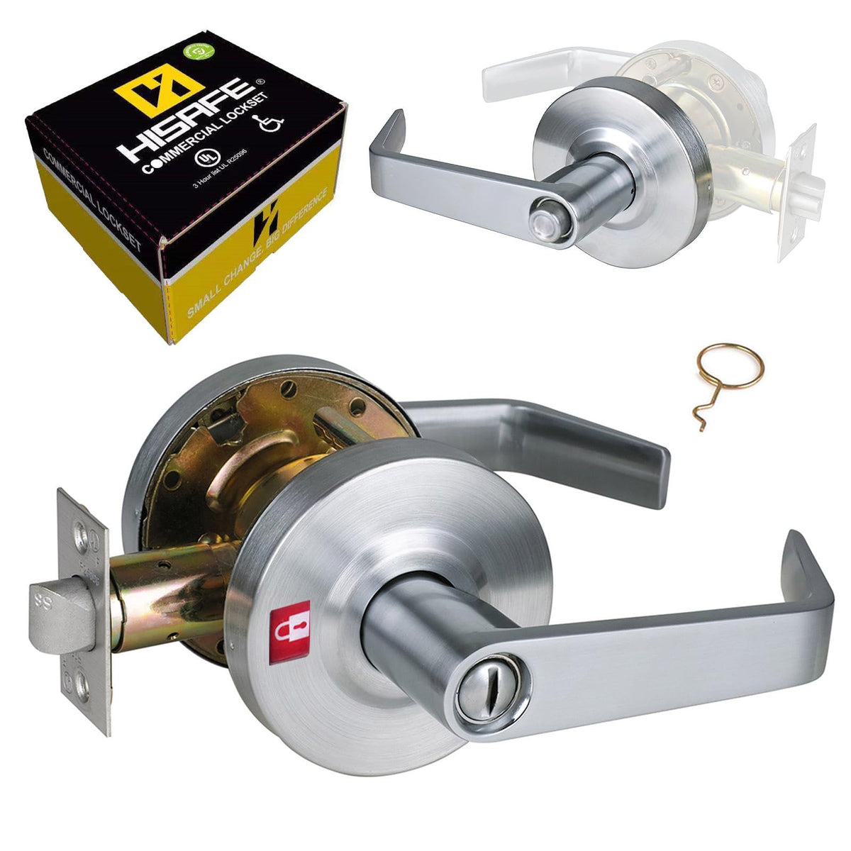 Commercial Door Lever with Grade 2 Construction