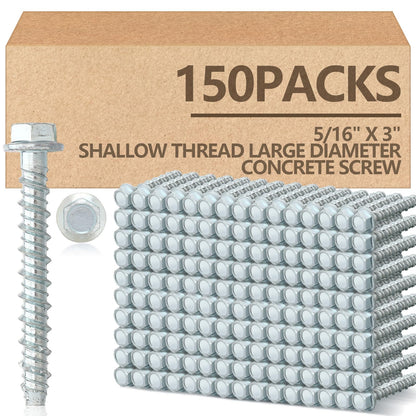 Galvanized Concrete Anchor and Screw Kit