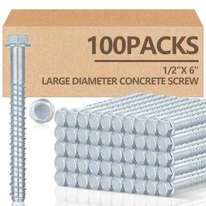 Galvanized Concrete Anchor and Screw Kit
