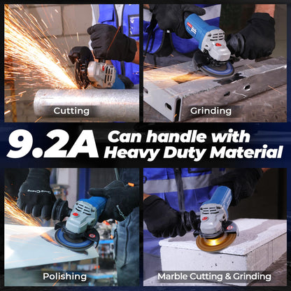 4.5-Inch Angle Grinder with 1100W Power Motor