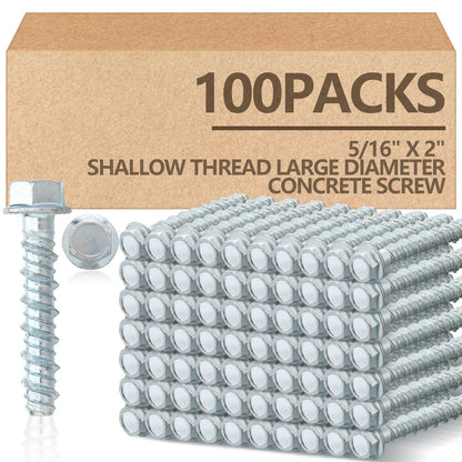 Galvanized Concrete Anchor and Screw Kit