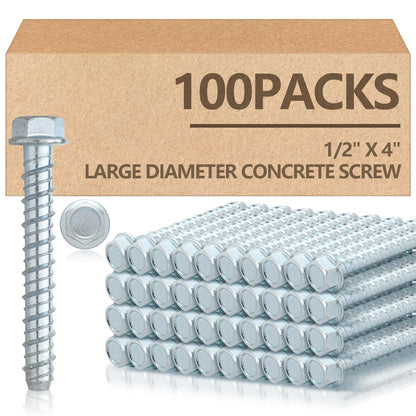 Galvanized Concrete Anchor and Screw Kit