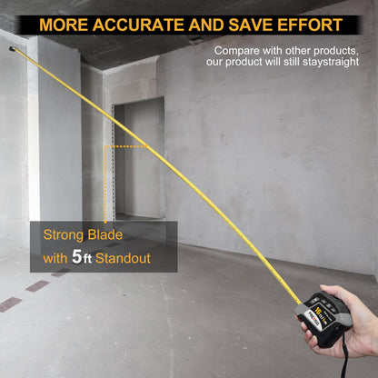 16-Foot Digital Tape Measure with Multi-Unit Display