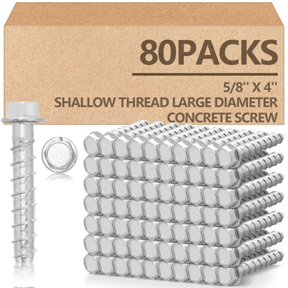 Galvanized Concrete Anchor and Screw Kit