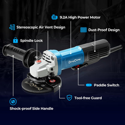 4.5-Inch Angle Grinder with 1100W Power Motor